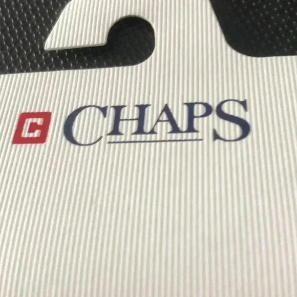 Chaps Choker Necklacec silvertone w/white & black marbleized teardrop stones - Picture 3 of 5